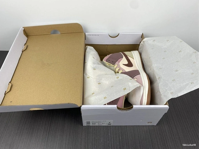 Cheap TBkick Modern Mauve Mid Jordan1 3697 DO7440- Dark SE Smoky Pony 1028